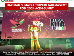 Harimau Sumatra Terpilih Jadi Maskot PON 2024 Aceh-Sumut